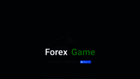What Forexgame.net website looked like in 2023 (This year)