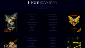 What Frontierastro.co.uk website looked like in 2023 (This year)