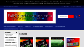 What Fullcolorprintings.com website looked like in 2023 (This year)