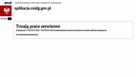 What Firma.gov.pl website looked like in 2023 (This year)