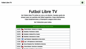 What Futbolibrelat.com website looked like in 2023 (This year)