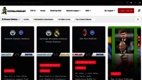 What Footballpress.net website looked like in 2023 (This year)