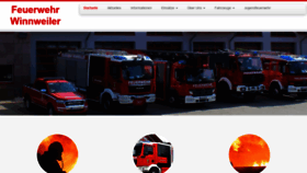 What Feuerwehr-winnweiler.de website looked like in 2023 (This year)