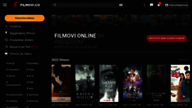 What Filmovi.eu website looked like in 2023 (This year)