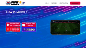 What Fifa19mobile.club website looked like in 2023 (This year)