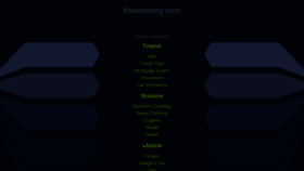 What Freeadscity.com website looked like in 2023 (This year)