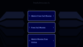 What Freefullmovies.tv website looked like in 2023 (This year)