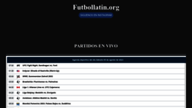What Futbollatin.org website looked like in 2023 (This year)