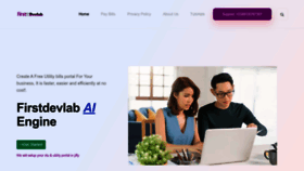 What Firstdevlab.com website looked like in 2023 (This year)