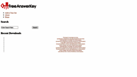 What Freeanswerkey.com website looked like in 2023 (This year)