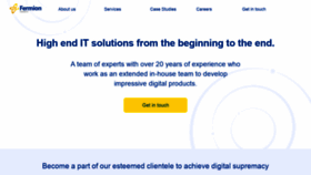 What Fermion.in website looked like in 2023 (This year)
