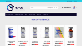 What Flhcg.com website looked like in 2023 (This year)