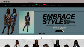 What Fashquedesigns.com website looked like in 2023 (This year)
