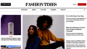 What Fashiontimes.com website looked like in 2023 (This year)