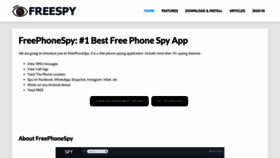 What Freephonespy.net website looked like in 2023 (This year)