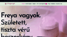 What Freya-joslas.hu website looked like in 2023 (This year)