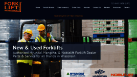 What Forkliftmgmt.com website looked like in 2023 (This year)
