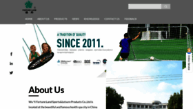 What Fortunelandsports.com website looked like in 2023 (This year)
