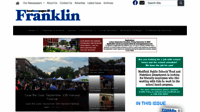 What Franklintownnews.com website looked like in 2023 (This year)