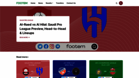 What Footem.in website looked like in 2023 (1 year ago)