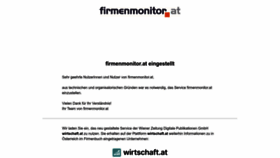 What Firmenmonitor.at website looked like in 2023 (This year)