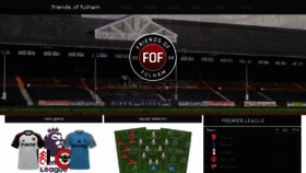 What Friendsoffulham.com website looked like in 2023 (This year)