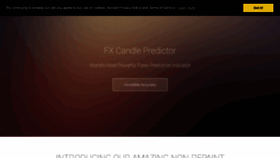 What Fxcandlepredictor.com website looked like in 2023 (This year)