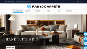 What Fanyocarpets.com website looked like in 2023 (This year)