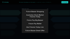 What Futurebazaar.com website looked like in 2023 (This year)