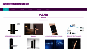 What Fzwananbao.com website looked like in 2023 (This year)
