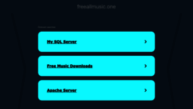 What Freeallmusic.one website looked like in 2023 (This year)