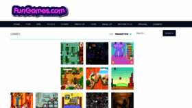 What Fungames.com website looked like in 2023 (This year)