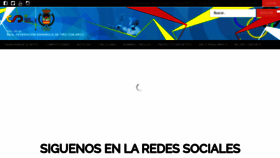 What Federarco.es website looked like in 2023 (This year)