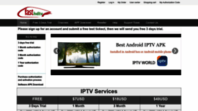 What Fasthdtv.org website looked like in 2023 (This year)