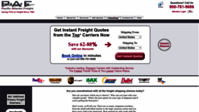 What Freightshippingcenter.com website looked like in 2023 (This year)
