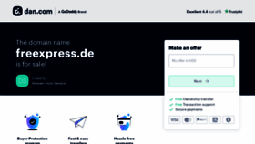 What Freexpress.de website looked like in 2023 (This year)