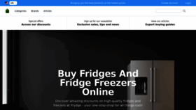 What Frydge.co.uk website looked like in 2023 (This year)