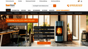 What Feuerdepot.de website looked like in 2023 (This year)