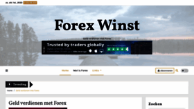 What Forexwinst.eu website looked like in 2023 (This year)