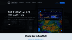 What Foreflight.com website looked like in 2023 (This year)