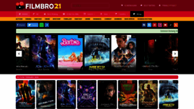 What Filmbro21.com website looked like in 2023 (This year)