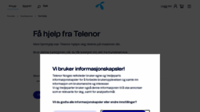 What Fh.telenor.no website looked like in 2023 (This year)