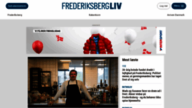 What Frederiksbergliv.dk website looked like in 2023 (This year)