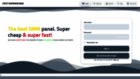 What Fastsmmbrand.in website looked like in 2023 (This year)