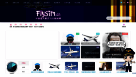 What Flysim.cn website looked like in 2023 (This year)