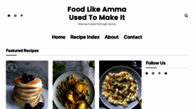 What Foodlikeammausedtomakeit.info website looked like in 2023 (This year)