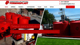 What Formingplast.com.ar website looked like in 2023 (This year)