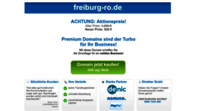 What Freiburg-ro.de website looked like in 2023 (This year)