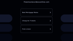 What Freemoviesvideosonline.com website looked like in 2023 (This year)