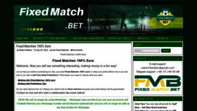 What Fixedmatch.cc website looked like in 2023 (This year)